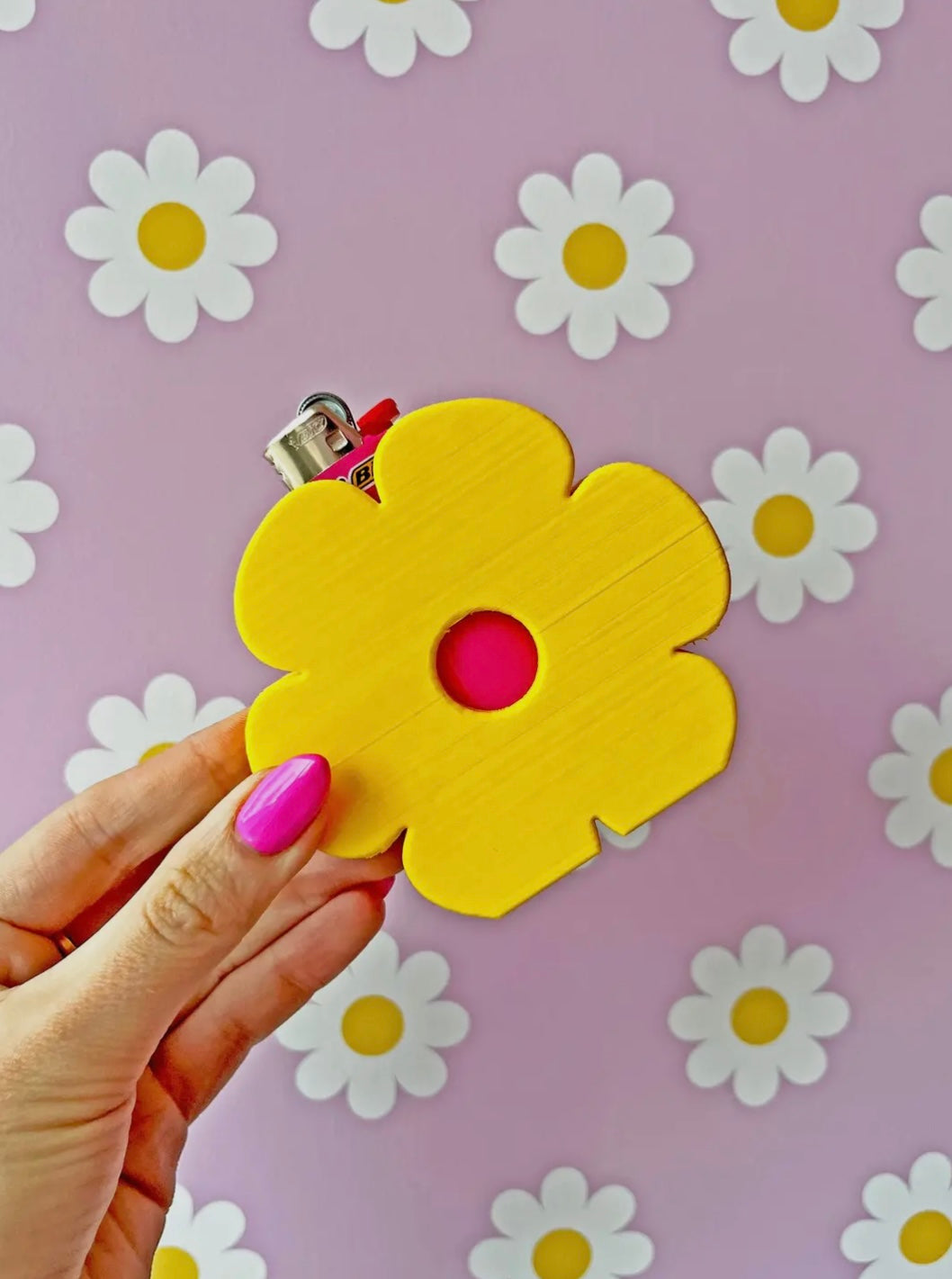 Daisy Shaped Lighter Case