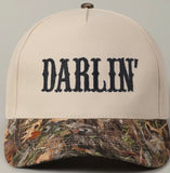 Darlin’ Cream & Camp Embroidered SnapBack Hat