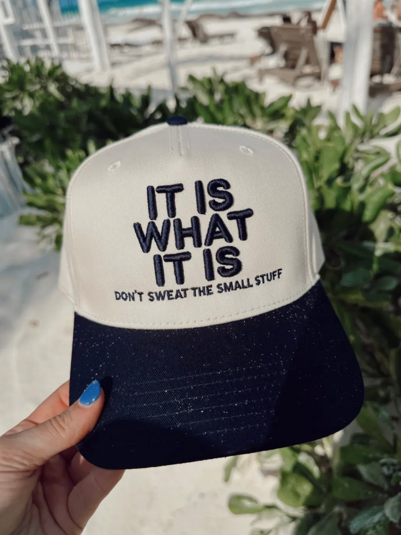 It Is What It Is Premium Embroidered SnapBack Hat