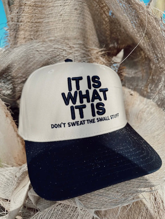 It Is What It Is Premium Embroidered SnapBack Hat