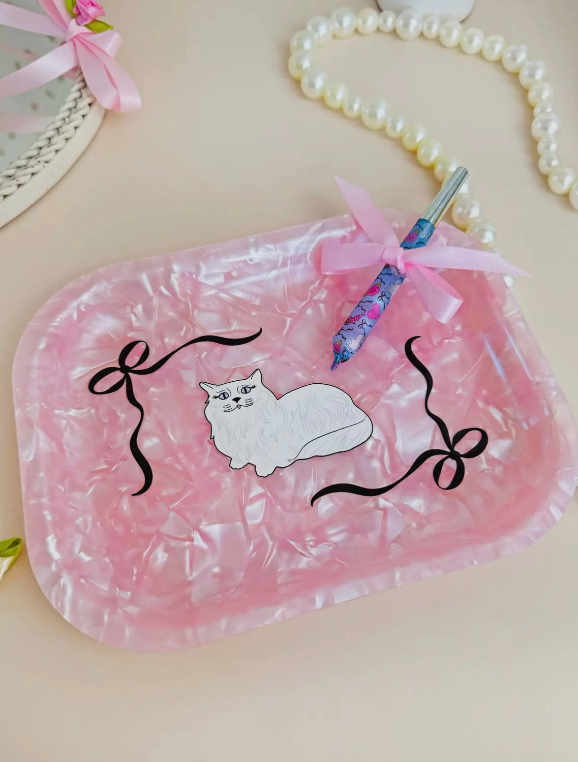 Miss Kitty Acrylic Tray