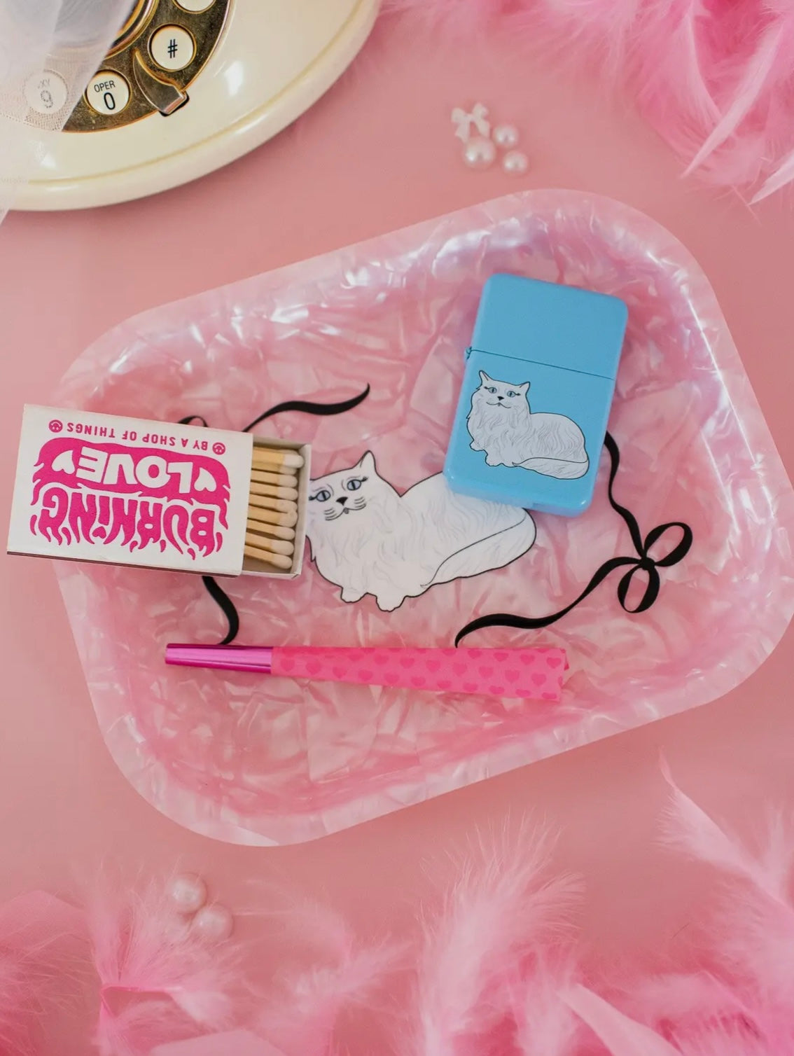 Miss Kitty Acrylic Tray