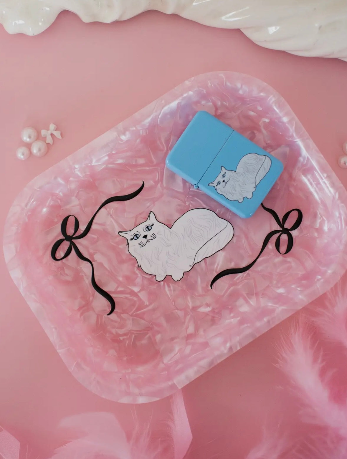 Miss Kitty Acrylic Tray