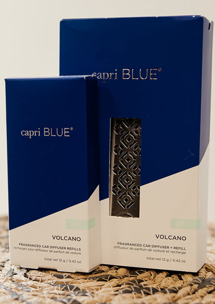 Capri Blue Fragranced Car Diffuser Refills - Volcano Car Freshener Refills  - Car Scent Diffuser Refills