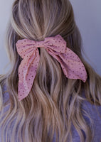 Polka Dot Bow Alligator Clip *multiple colors*