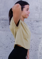 Basic Babe Raw Edge Crop *2 Colors*