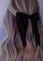 Polka Dot Bow Alligator Clip *multiple colors*