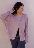 Uptown Girl  *Mauve* Cardigan