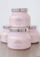 Capri Blue Candle - Volcano *8oz. Petite Baby Pink Glass Jar*