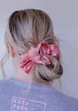 Silk Jumbo Scrunchie *Pink*