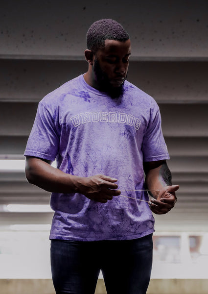 Exclusive Underdog Tee *Purple Tie Dye*