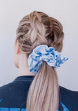 Silk Jumbo Scrunchie *Muted Baby Blue*