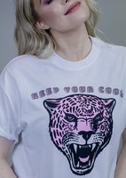 Exclusive Oversized Keep Your Cool Tee - White