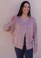 Uptown Girl  *Mauve* Cardigan