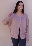 Uptown Girl  *Mauve* Cardigan