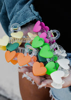 Heart Throb Claw Clip *6 Color Options*