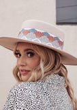 Showstopper Stiff Brim Hat in Blush