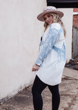 Head in The Clouds Denim Button Up Dress/ Top