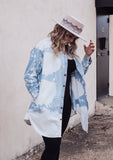 Head in The Clouds Denim Button Up Dress/ Top