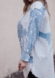 Head in The Clouds Denim Button Up Dress/ Top