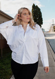 Not Your Boyfriends White Essential Button Up