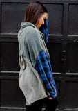 Way Too Cool Green/Blue Plaid Shacket