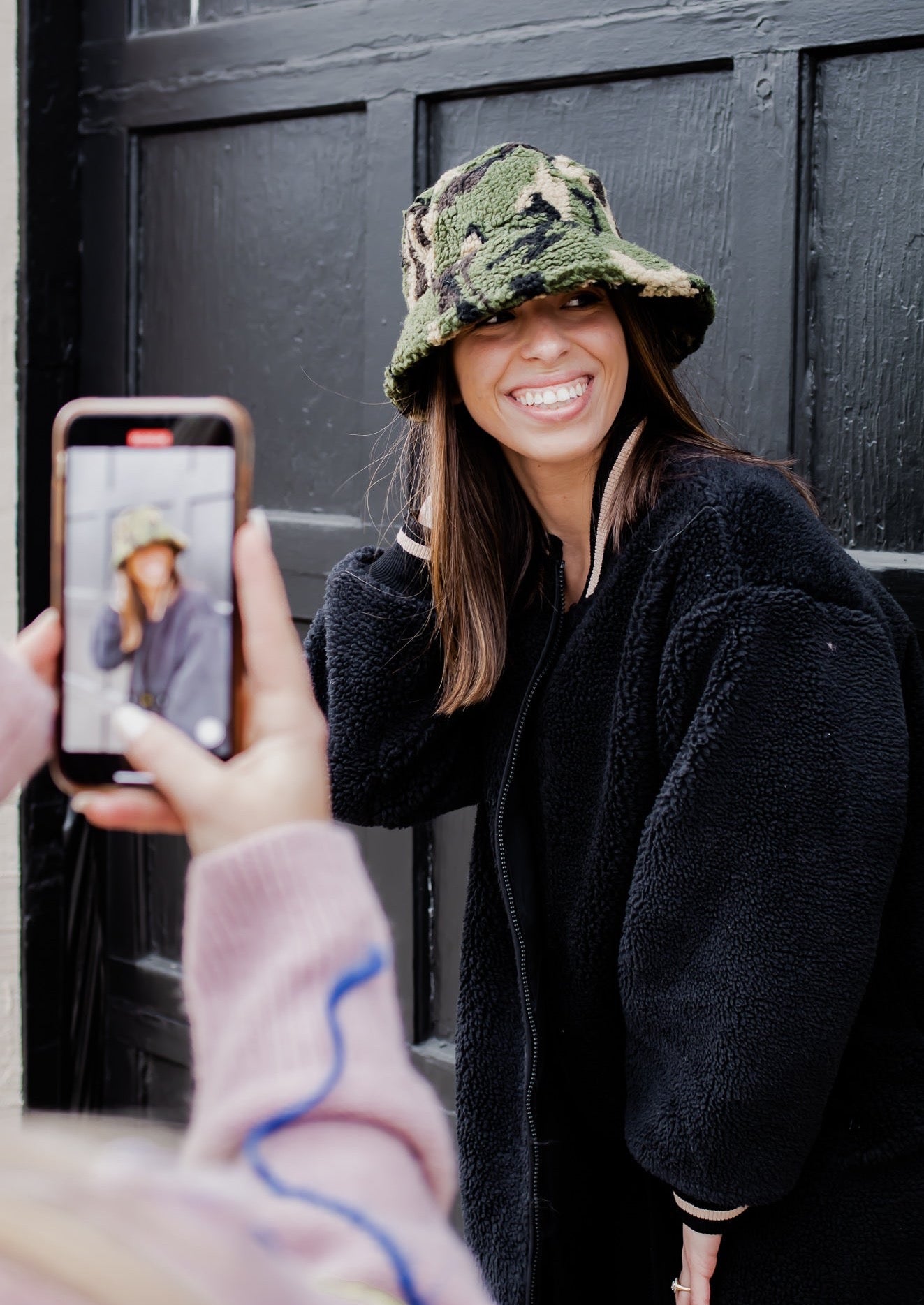 Blair Teddy Bucket Hat *Camo*