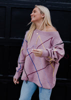 Effortless Pullover *Mauve Multi*