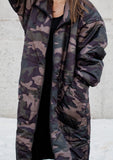 Oversized Aspen Puffer Jacket - Camo
