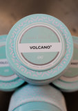 Volcano Aqua Printed Travel Tin  8.5 oz - Capri Blue