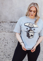 Exclusive Oversized Aim High Tee *Baby Blue*