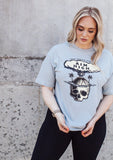 Exclusive Oversized Aim High Tee *Baby Blue*