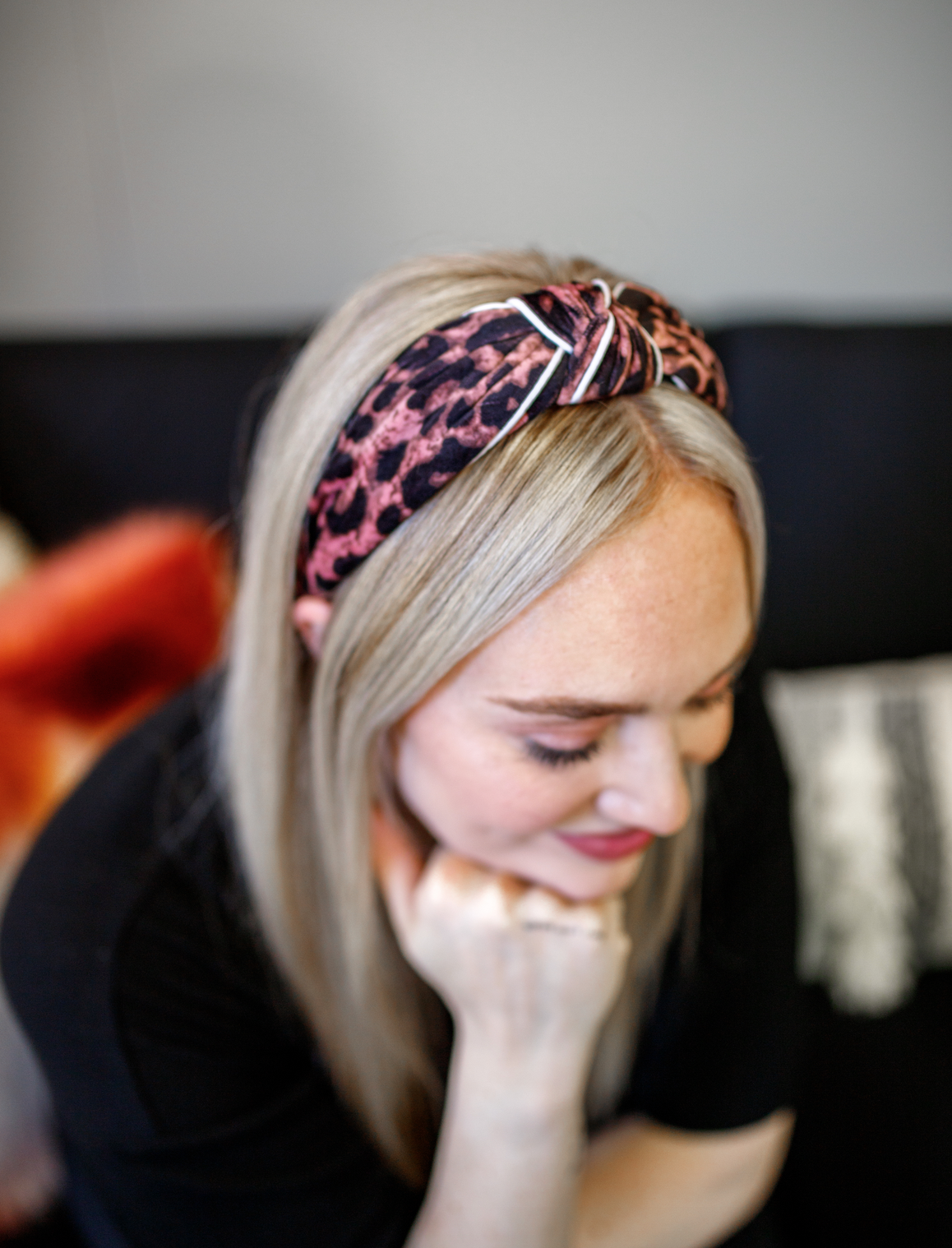 Velvet Leopard Headbands