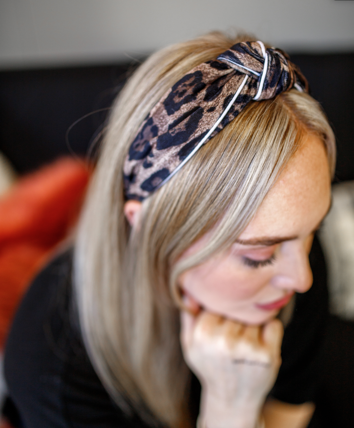 Velvet Leopard Headbands