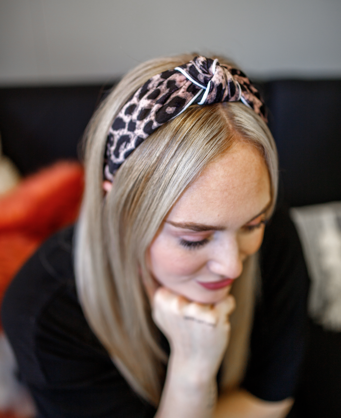 Velvet Leopard Headbands