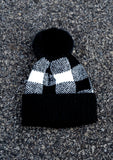 Plaid Beanie with Removable Pom *2 Color Options*