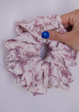 Legally Pink Floral Jumbo Scrunchie