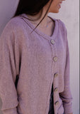 Uptown Girl  *Mauve* Cardigan