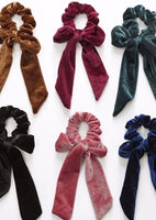 Velvet Bow Scrunchie